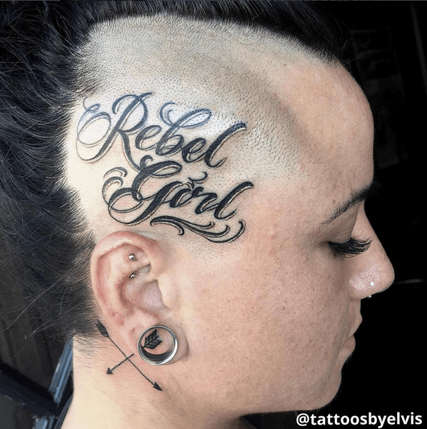 Another UFC Female Gets A Head Tattoo 