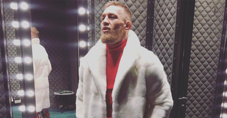 Åh gud Antipoison Afstem VIDEO | Eddie Alvarez mocks Conor McGregor for leaving the tags on his  'white Gucci mink' coat - | BJPenn.com