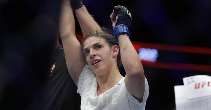 VIDEO | Mackenzie Dern says she weighed 139 pounds when she arrived in Brazil for UFC 224