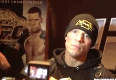 Exclusive Video | UFC on FOX 5: Nate Diaz Open Workout And Media Scrum | UFC NEWS