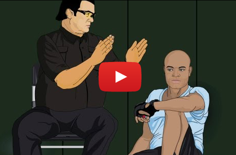 VIDEO | Animated Steven Seagal Tries To Save Anderson Silva From Weidman