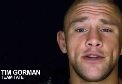 Team Tate’s Timmy Gorman TUF 18 Video Blog Ep. 1: Wants To Date Miesha, Calls Out Caraway