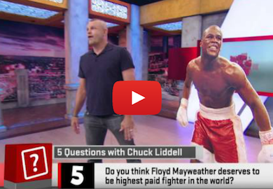 VIDEO | Chuck Liddell Head Kick KO’s Floyd Mayweather