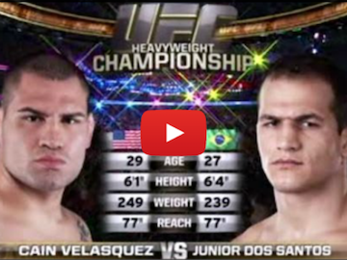 Cain Velasquez Vs Junior Dos Santos 1 Full Fight