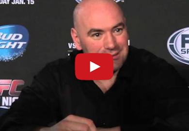 VIDEO | Dana White Post UFC Fight Night 35 Media Scrum