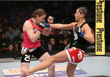 Sarah Kaufman Landed 202 Strikes, 3rd Most In a Single UFC Fight
