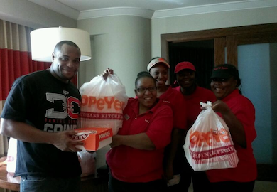 PHOTO | Popeyes Chicken Gives Cormier His Just Deserts Following UFC 170 Win