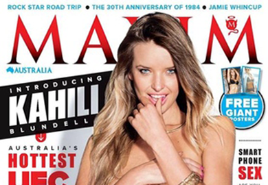 PHOTO | UFC’s Australian Octagon Girl Poses Topless in Maxim