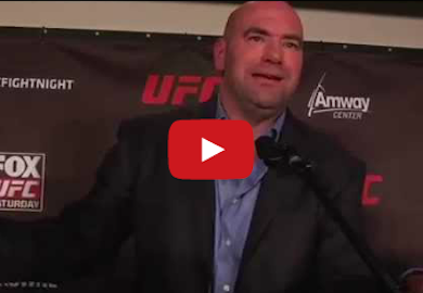 VIDEO | Dana White’s UFC on FOX 11 Post-Fight Media Scrum