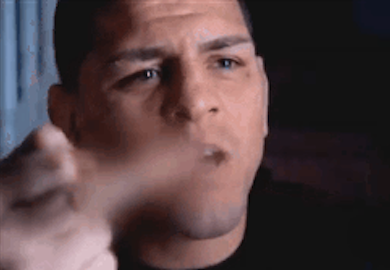 Behold The .Gif-A-Thon | Nick Diaz Shows No Mercy