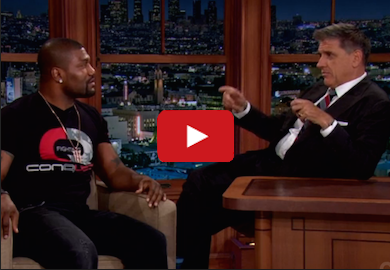 VIDEO | Rampage Talks Sex Before Fights On The Late Late Show
