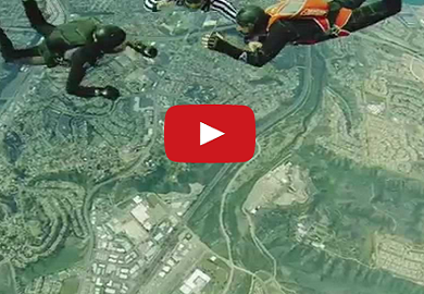 Urijah Faber Introduces Full Contact Skydiving – WOW!
