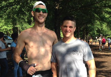 Still Injured, Cole Miller Takes First In Triathlon
