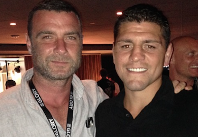 PHOTO | Nick Diaz Poses With Actor Liev Schrieber