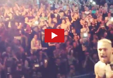 First Person Video Of Crazy Dublin Crowd During McGregor’s Weigh-In