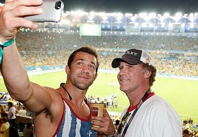 PHOTO | Luke Rockhold Poses With Will Ferrell At World Cup