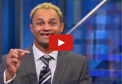 REPLAY! New FOX Analyst Josh Koscheck Takes Out His Teeth During Broadcast
