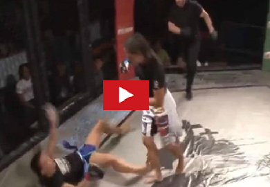 Brutal One Punch Knockout From WMMA Fighter Alida Gray