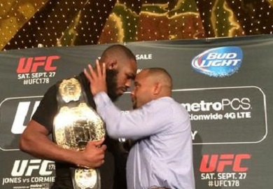 .gif | Jon Jones and Daniel Cormier Exchange Punches at UFC 178 Media Day