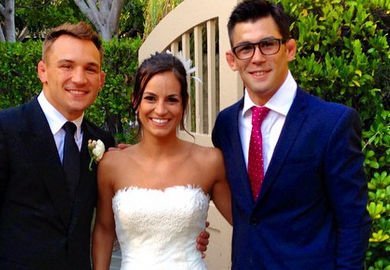 PHOTO | Dominick Cruz Attends Mike Chandler’s Wedding