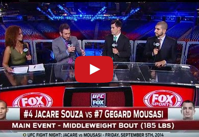 FOX Sports 1 Analysts Preview Jacare vs. Mousasi