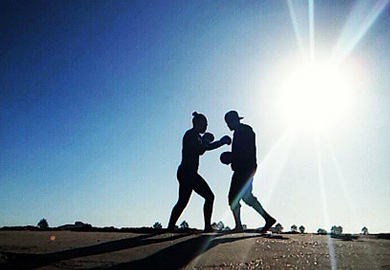PHOTO | Ronda Rousey Training At The Beach