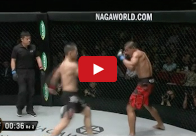 REPLAY! Ev Ting’s Brutal Headkick KO From Today’s ONE FC 21