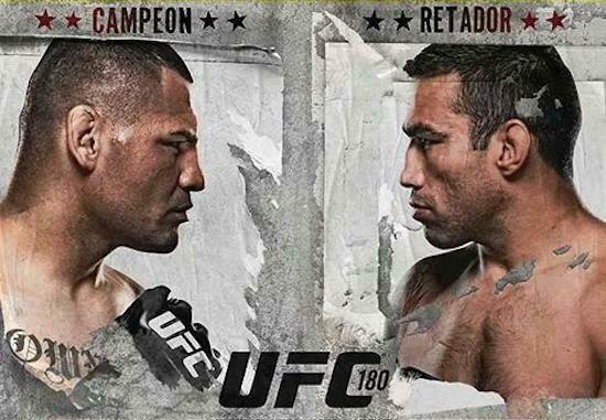 UFC 180 Poster