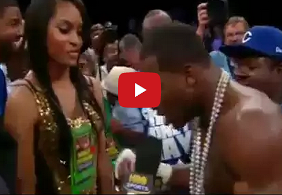 Adrien Broner’s Priceless ‘Marriage Proposal’ In Boxing Ring