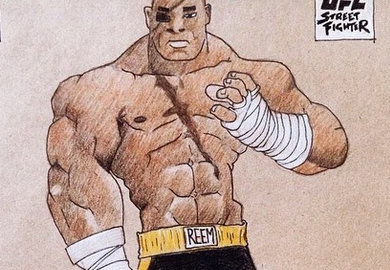 PHOTO | Alistair Overeem Shows Off Awesome Fan Art