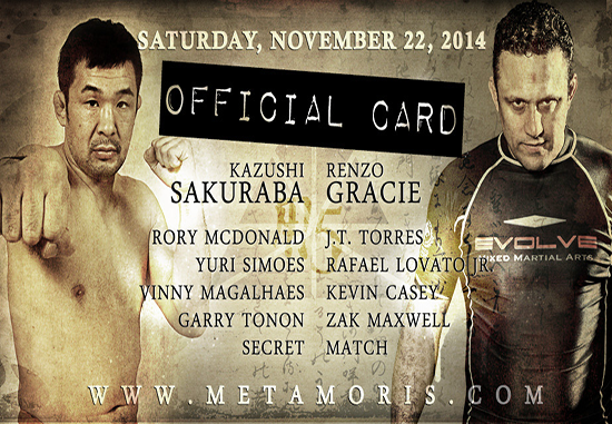 “Metamoris 5: Sakuraba vs. Gracie” Live Results