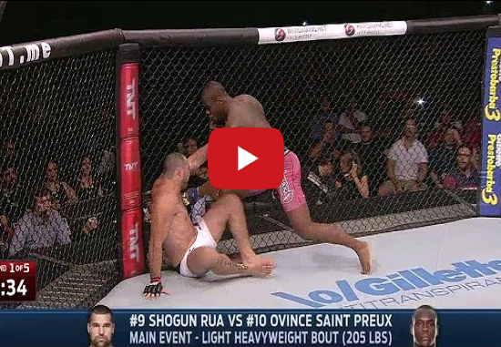 REPLAY! Full Fight Highlights: Ovince Saint Preux Quickly KO’s Shogun Rua
