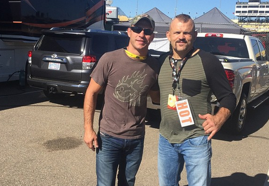 PHOTO | Donald Cerrone and Chuck Liddell Attend NASCAR Event