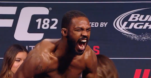 Jon Jones UFC 182 weigh in