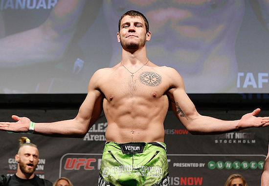 UFC on FOX 14 Results: Krylov Submits Nedkov with Standing Guillotine