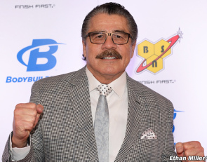 LAS VEGAS, NV - FEBRUARY 07:  Mixed martial artist cutman Jacob "Stitch" Duran arrives at the sixth annual Fighters Only World Mixed Martial Arts Awards at The Palazzo Las Vegas on February 7, 2014 in Las Vegas, Nevada.  (Photo by Ethan Miller/Getty Images)
