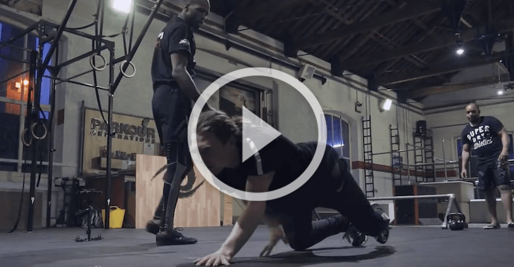 WATCH! Michael ‘Venom’ Page training with parkour specialist