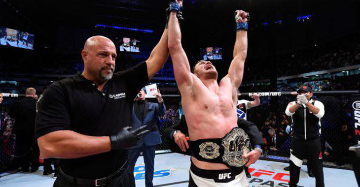 Stipe Miocic wins, UFC 220