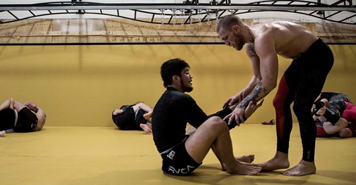 Conor McGregor and Dillon Danis train at SBG