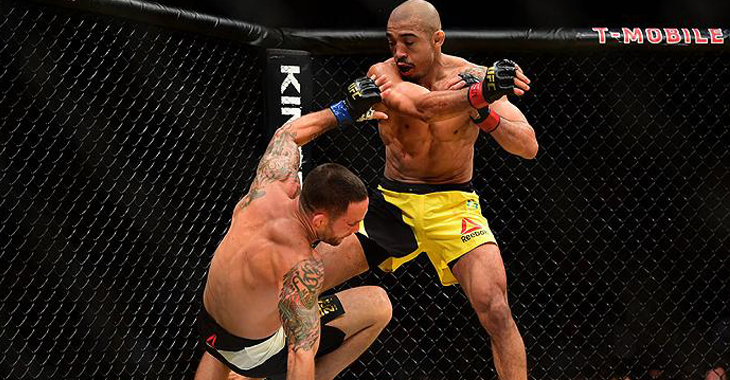 Jose Aldo drops Frankie Edgar