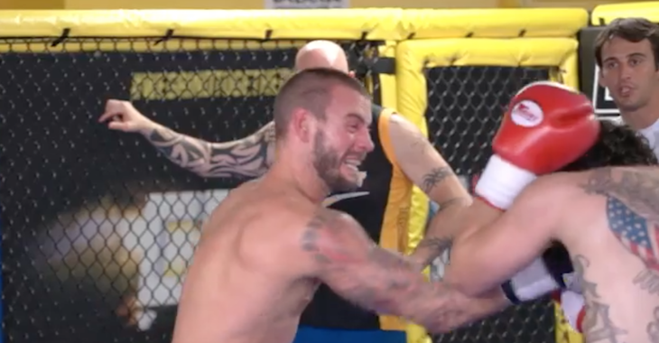 CM Punk sparring