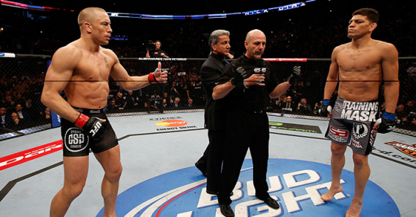 AUDIO Nick Diaz Does Comical Georges St Pierre Impression And Talks About Being A Role Model 