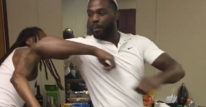 Jon Jones with Snoop Dogg