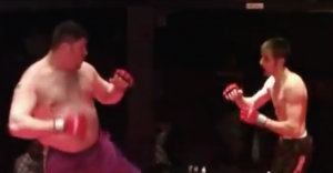 David Goliath mma fight