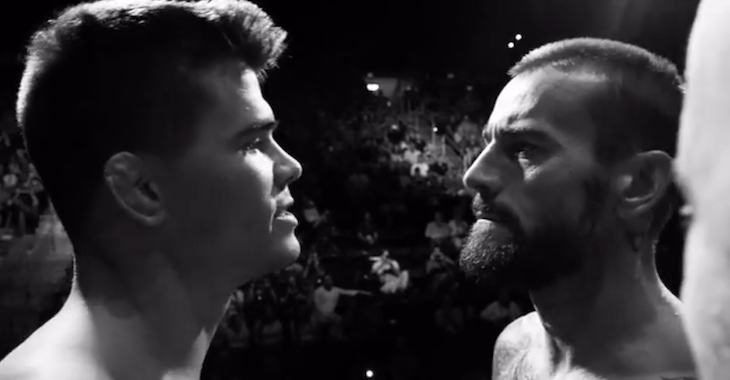 CM Punk Mickey Gall staredown