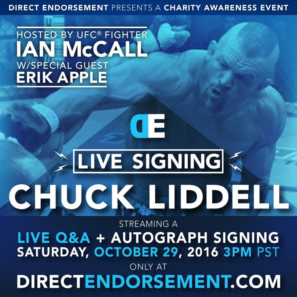 Ian McCall and Chuck Liddell Charity Event