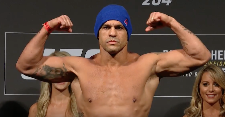 Vitor Belfort wearing Reebok at UFC Fortaleza