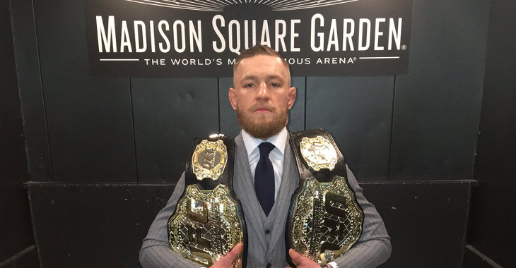 two-weight ufc champion Conor McGregor