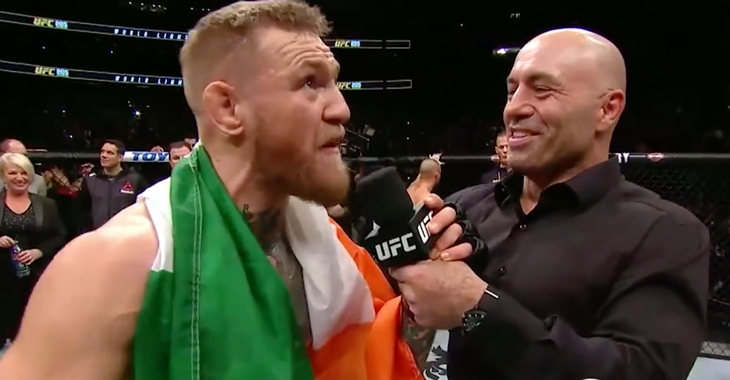 conor mcgregor ufc 205 octagon interview with joe rogan