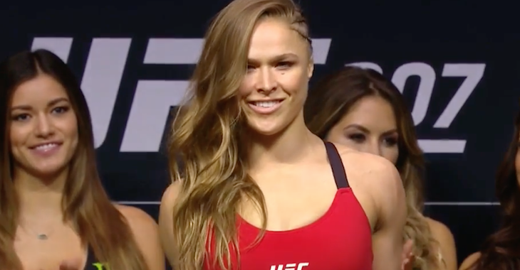 Ronda Rousey wins